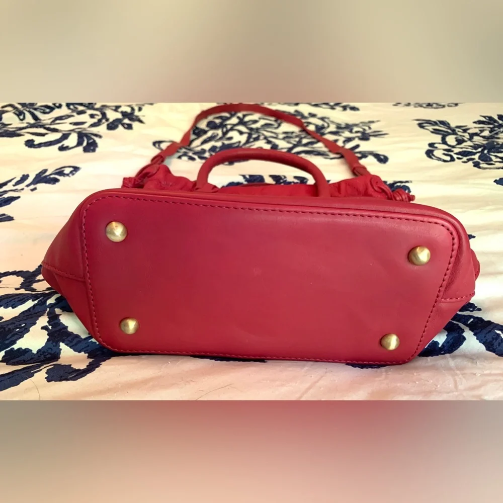 ✨NWOT! RADLEY LONDON Leather Drawstring Bucket Bag - Picture 5 of 9